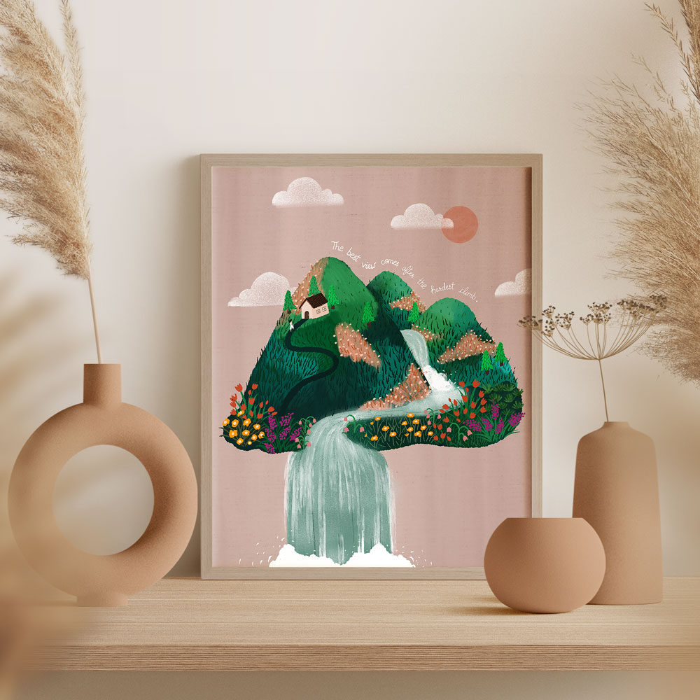 Girl on the Mountain
